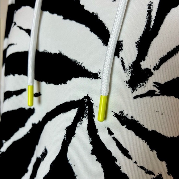 Fabletics Black and White Tie-Dye Hoodie - Picture 8 of 11